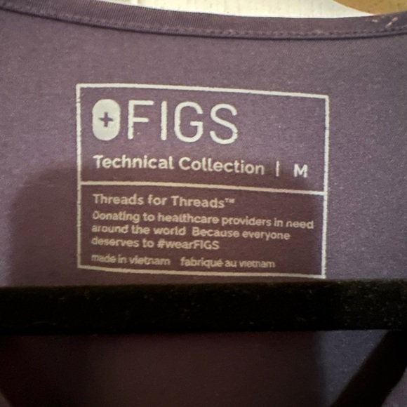 Figs Tops Figs Catarina One Pocket Scrub Top In Quiet Navy Poshmark